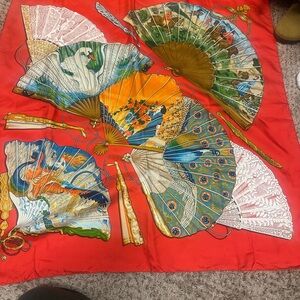 Hermes silk scarf